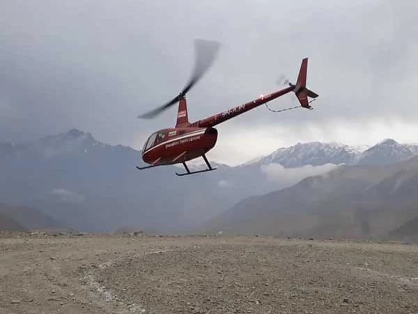 Damodar Kunda Helicopter Tour